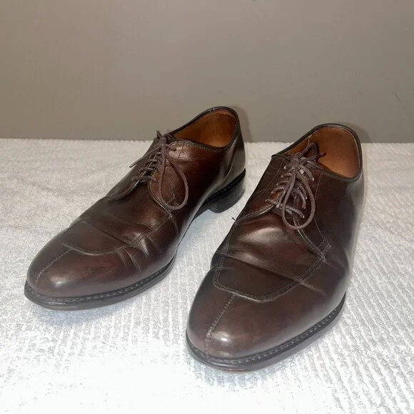 Allen Edmonds Delray Dark Brown 10D Dress Shoes - Picture 1 of 9